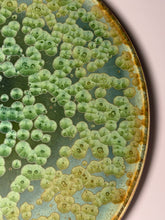Load image into Gallery viewer, Serving Platter in Lily Pad Green Crystalline, 14.75"dia. (Ben Owen III)