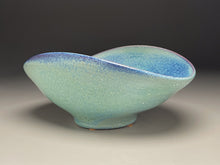 Load image into Gallery viewer, Altered Bowl in Rutile Blue and Turquoise Matte Glaze, 5"h (Ben Owen III)