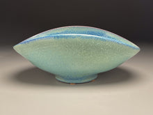 Load image into Gallery viewer, Altered Bowl in Rutile Blue and Turquoise Matte Glaze, 5"h (Ben Owen III)