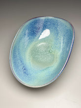 Load image into Gallery viewer, Altered Bowl in Rutile Blue and Turquoise Matte Glaze, 5"h (Ben Owen III)