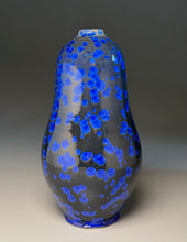 Load image into Gallery viewer, Gourd Vase in Cobalt Crystalline, 12.5"h (Ben Owen III)