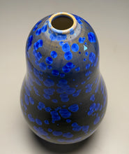 Load image into Gallery viewer, Gourd Vase in Cobalt Crystalline, 12.5"h (Ben Owen III)