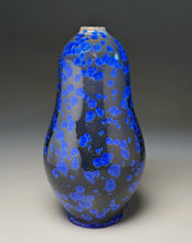 Load image into Gallery viewer, Gourd Vase in Cobalt Crystalline, 12.5"h (Ben Owen III)