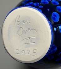 Load image into Gallery viewer, Gourd Vase in Cobalt Crystalline, 12.5"h (Ben Owen III)