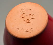 Load image into Gallery viewer, Lily Jar in Chinese Red, 12.25"h (Ben Owen III)