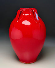 Load image into Gallery viewer, Lily Jar in Chinese Red, 12.25"h (Ben Owen III)