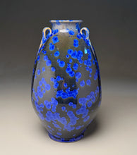 Load image into Gallery viewer, Edo Jar in Cobalt Crystalline, 11.75"h (Ben Owen III)