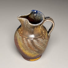Load image into Gallery viewer, Combed Creamer in Cobalt, & Ash Glaze 5.5"h (Ben Owen III)