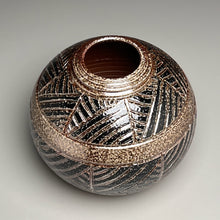 Load image into Gallery viewer, Carved Urn #1 in Salt Glaze, 5.75"h (Ben Owen III)