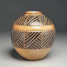 Load image into Gallery viewer, Carved Urn #2 in Salt Glaze, 8.75"h (Ben Owen III)