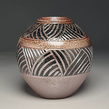 Load image into Gallery viewer, Carved Urn #4 in Salt Glaze, 8.25"h (Ben Owen III)