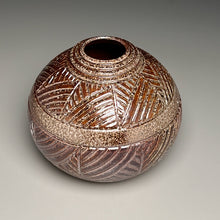 Load image into Gallery viewer, Carved Urn #5 in Salt Glaze, 5.75"h (Ben Owen III)