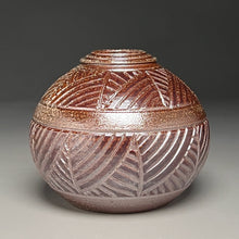 Load image into Gallery viewer, Carved Urn #5 in Salt Glaze, 5.75"h (Ben Owen III)
