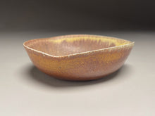 Load image into Gallery viewer, Altered Dish in Yellow Matte & Ash, 5"dia.  (Juliana Owen)
