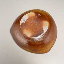 Load image into Gallery viewer, Altered Dish in Yellow Matte & Ash, 5"dia.  (Juliana Owen)
