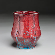 Load image into Gallery viewer, Melon Line Cup in Chinese Blue, 4.25"h (Ben Owen III)