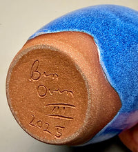 Load image into Gallery viewer, Egg Vase in Opal Blue, 8.5"h (Ben Owen III)