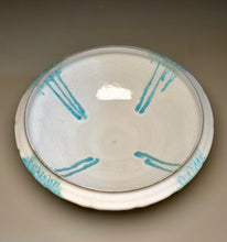 Load image into Gallery viewer, Ming Bowl in Dogwood White with Blue Accents, 11.25"dia. (Ben Owen III)