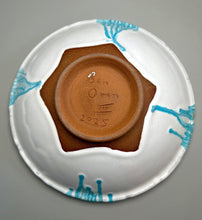 Load image into Gallery viewer, Ming Bowl in Dogwood White with Blue Accents, 11.25"dia. (Ben Owen III)