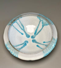 Load image into Gallery viewer, Ming Bowl #2 in Dogwood White with Blue Accents, 6.25"dia. (Ben Owen III)