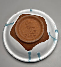 Load image into Gallery viewer, Ming Bowl #3 in Dogwood White with Blue Accents, 6"dia. (Ben Owen III)