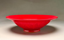 Load image into Gallery viewer, Trumpet Flair Bowl in Chinese Red, 13.5"dia. (Ben Owen III)