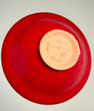 Load image into Gallery viewer, Trumpet Flair Bowl in Chinese Red, 13.5"dia. (Ben Owen III)