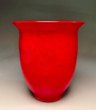 Load image into Gallery viewer, Bell Vase in Chinese Red, 10.5"h (Ben Owen III)