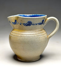 Load image into Gallery viewer, Pitcher in Salt Glaze with Cobalt, 5.75"h (Ben Owen Sr.)