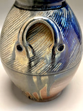 Load image into Gallery viewer, Combed Covered Jar in Multi-Layered Glazes, 10.5"h (Tableware Collection)