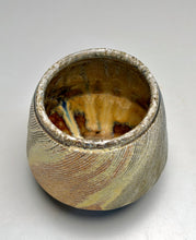 Load image into Gallery viewer, Combed Cup #1 in Cobalt & Ash Glazes, 3.5"h (Tableware Collection)