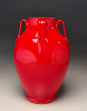 Load image into Gallery viewer, Lily Jar #2, #3 in Chinese Red, 9.25"h (Ben Owen III)