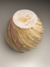 Load image into Gallery viewer, Combed Pitcher in Cobalt, Yellow Matte and Ash Glazes, 10.75"h (Ben Owen III)