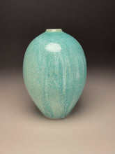 Load image into Gallery viewer, Egg Vase #3 in Blue Frost Microcrystalline, 10.25"h (Ben Owen III)