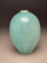 Load image into Gallery viewer, Egg Vase #3 in Blue Frost Microcrystalline, 10.25"h (Ben Owen III)