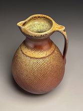 Load image into Gallery viewer, Combed Pitcher in Ash Glaze, 11.5"h (Ben Owen III)