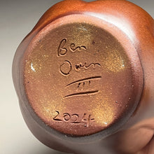 Load image into Gallery viewer, Melon Hourglass Flower Vase in Copper Penny, 11.5"h (Ben Owen III)
