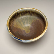 Load image into Gallery viewer, Combed Bowl #4 in Cobalt, Yellow Matte, & Ash Glazes, 7"dia. (Tableware Collection)