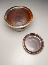 Load image into Gallery viewer, Combed Planter Set in Copper Penny, 10"dia. (Ben Owen Pottery Collection)