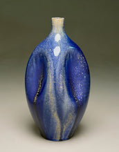 Load image into Gallery viewer, Dimpled Bottle in Nebular Purple, 10"h (Ben Owen III)