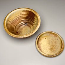 Load image into Gallery viewer, Combed Planter Set in Yellow Matte & Ash glaze, 4.5"h. (Ben Owen Pottery Collection)