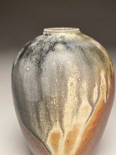Load image into Gallery viewer, Egg Vase in Cobalt, Yellow Matte, Ash & Salt Glazes, 5.5"h (Ben Owen III)