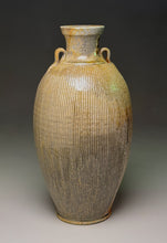 Load image into Gallery viewer, Combed Two-Handled Vase in Natural Ash, 14.75"h (Ben Owen III)