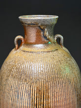 Load image into Gallery viewer, Combed Two-Handled Vase in Natural Ash, 14.75"h (Ben Owen III)