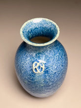 Load image into Gallery viewer, Dogwood Vase in Turquoise Crystalline, 8.25"h (Ben Owen III)