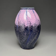 Load image into Gallery viewer, Melon Flower Vase in Nebular Purple, 11.75"h (Ben Owen III)