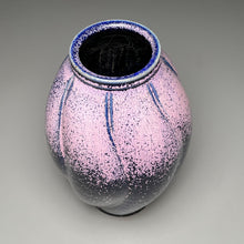 Load image into Gallery viewer, Melon Flower Vase in Nebular Purple, 11.75"h (Ben Owen III)
