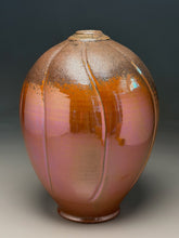 Load image into Gallery viewer, Melon Egg Vase in Copper Penny, 12.5"h (Ben Owen III)