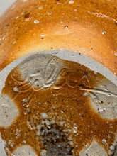 Load image into Gallery viewer, Contoured Vase with Felspar Stone in Natural Ash Glaze, 9.5"h (Silas Bradley)
