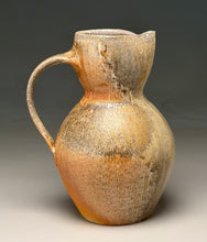 Load image into Gallery viewer, Gourd Pitcher in Natural Ash Glaze, 8.50"h (Silas Bradley)